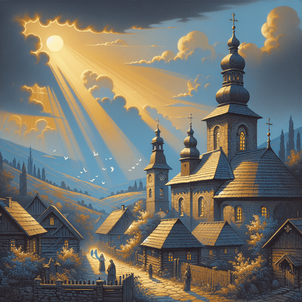 AI-generated illustration for "A Story of Peace - Quote" — created by ChurchWiseAI using DALL-E