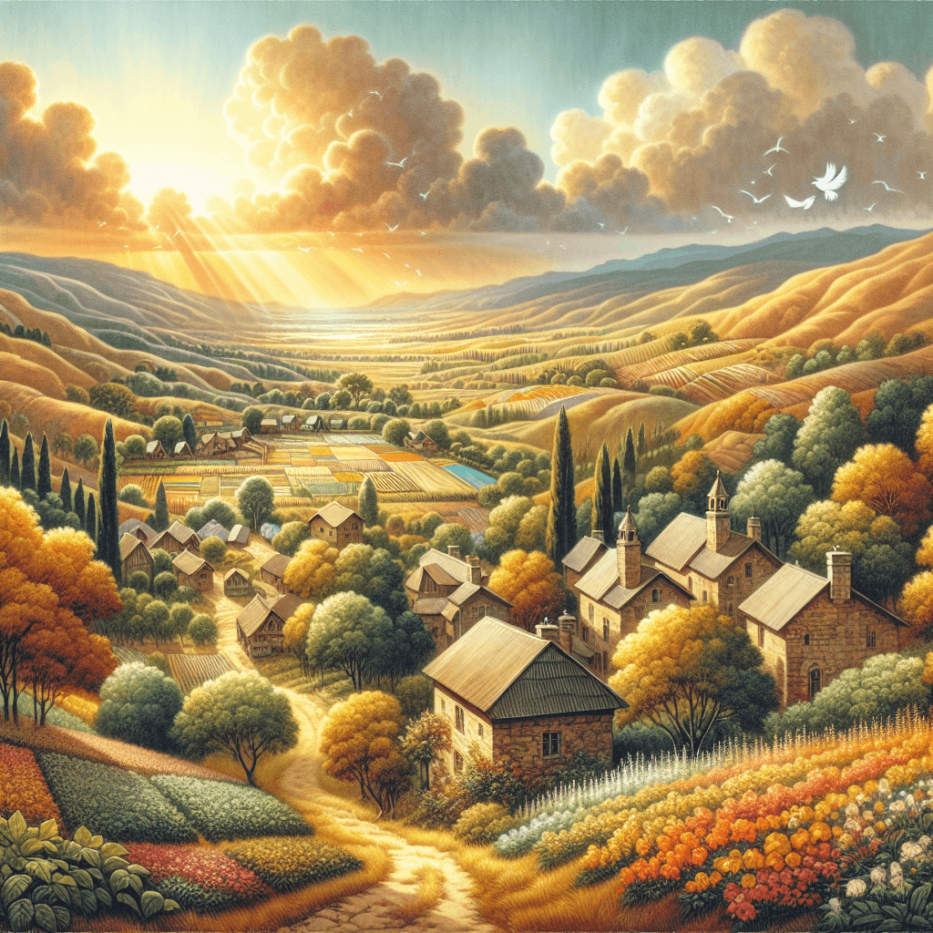 AI-generated illustration for "A Story of Peace - Story" — created by ChurchWiseAI using DALL-E