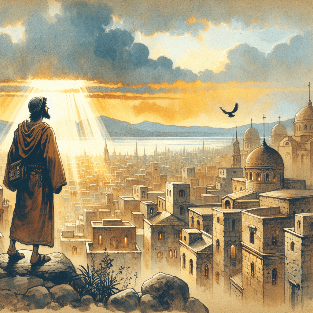 AI-generated illustration for "A Story of Redemption - Contemporary Example" — created by ChurchWiseAI using DALL-E