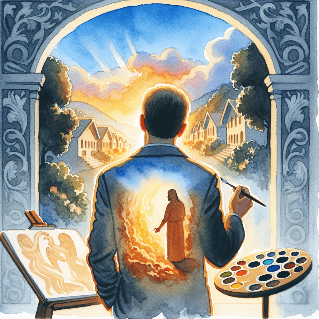 AI-generated illustration for "A Story of Redemption - Story" — created by ChurchWiseAI using DALL-E