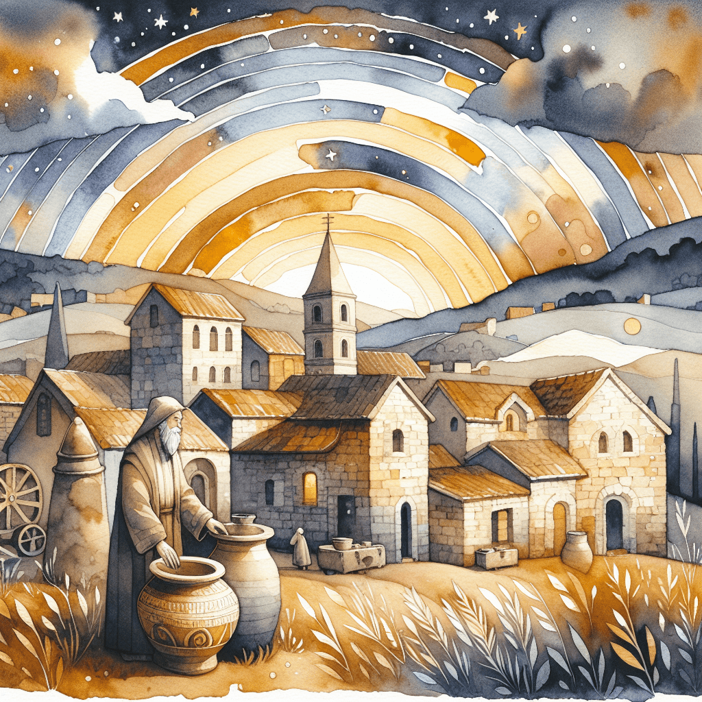 AI-generated illustration for "A Story of Righteousness - Story" — created by ChurchWiseAI using DALL-E