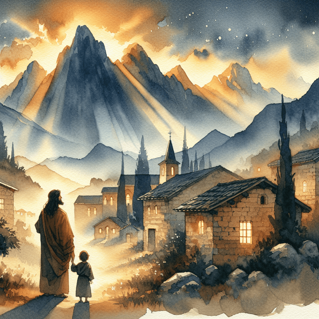 AI-generated illustration for "A Story of Salvation - Biblical Analogy" — created by ChurchWiseAI using DALL-E