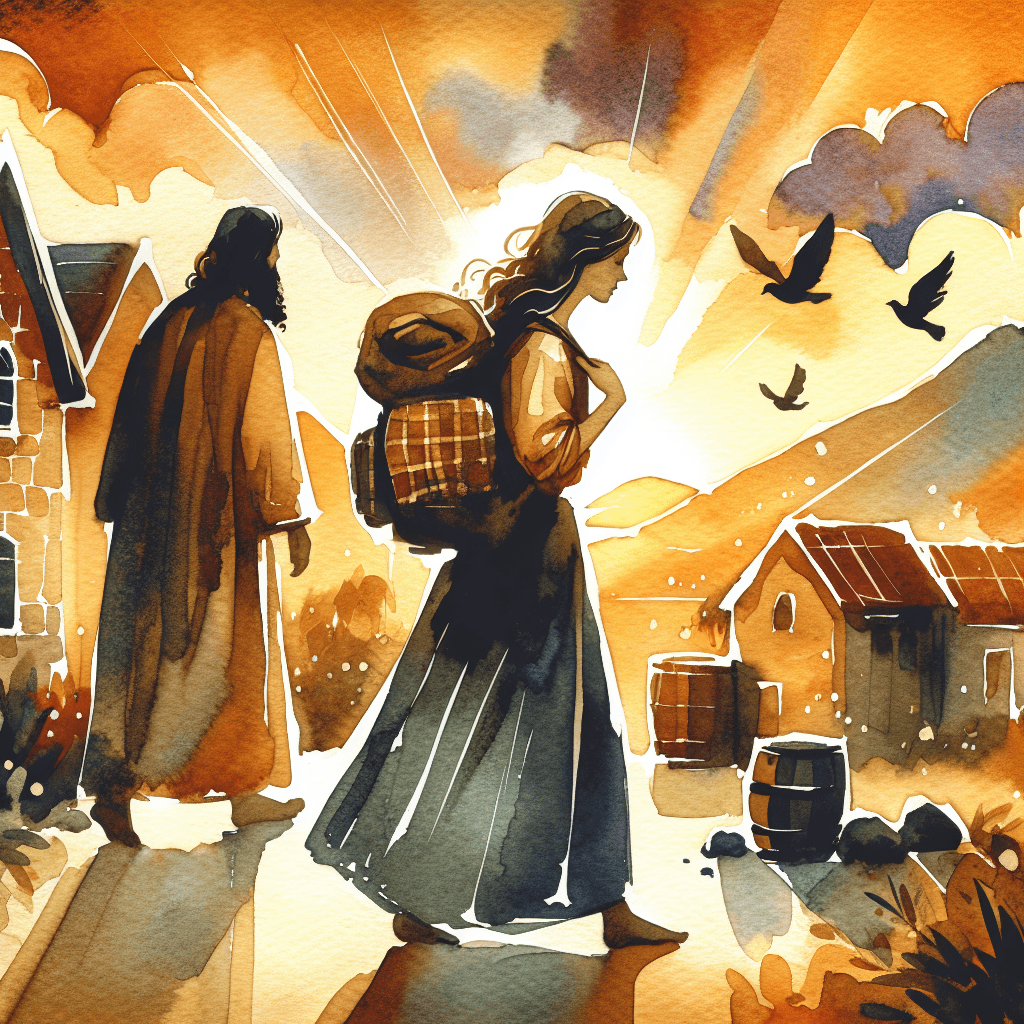 AI-generated illustration for "A Story of Salvation - Contemporary Example" — created by ChurchWiseAI using DALL-E