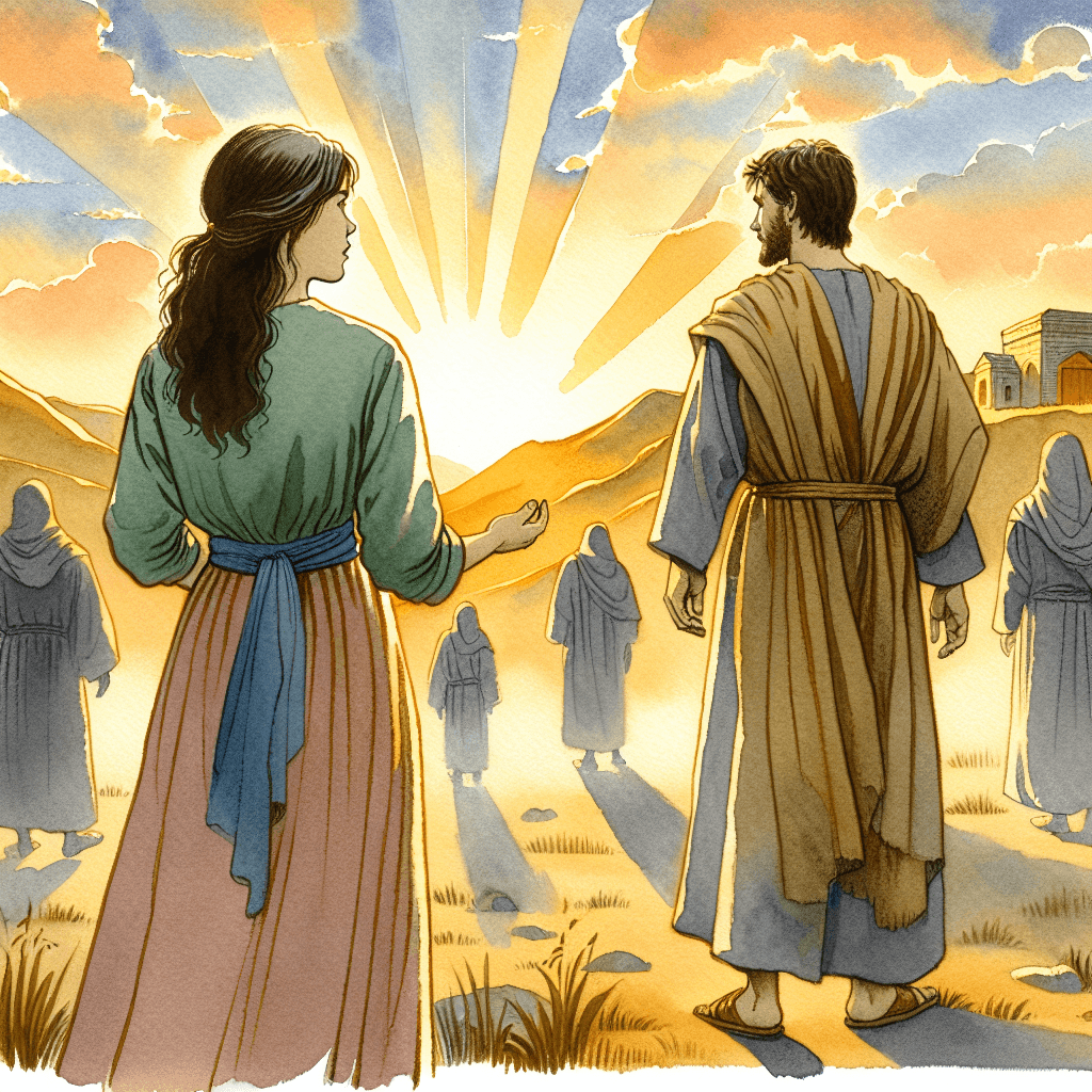 AI-generated illustration for "A Story of Salvation - Story" — created by ChurchWiseAI using DALL-E