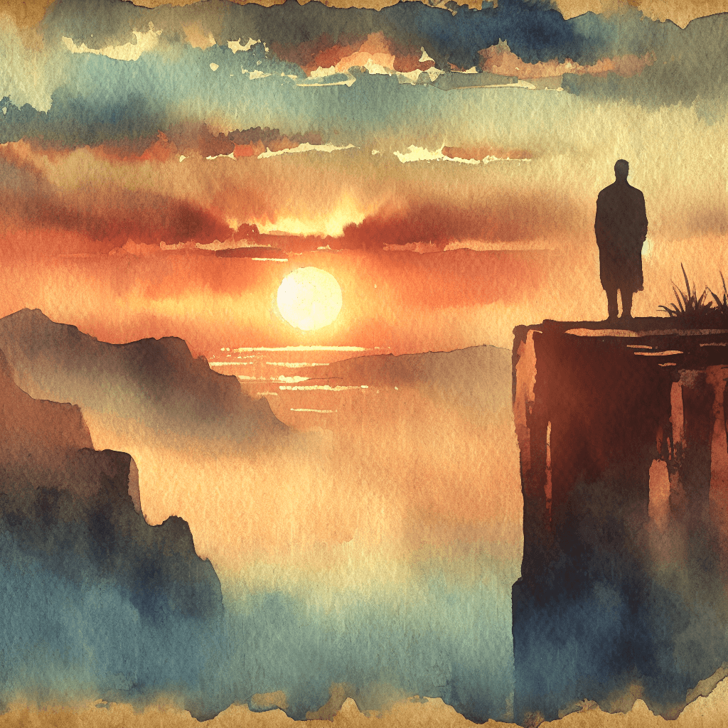 AI-generated illustration for "Real-World Repentance - Quote" — created by ChurchWiseAI using DALL-E