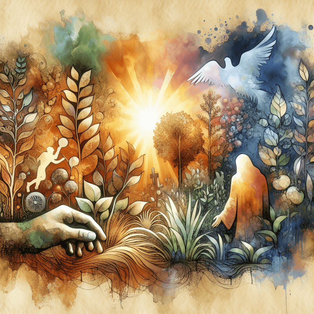 AI-generated illustration for "Daily Climate Change & Stewardship - Story" — created by ChurchWiseAI using DALL-E