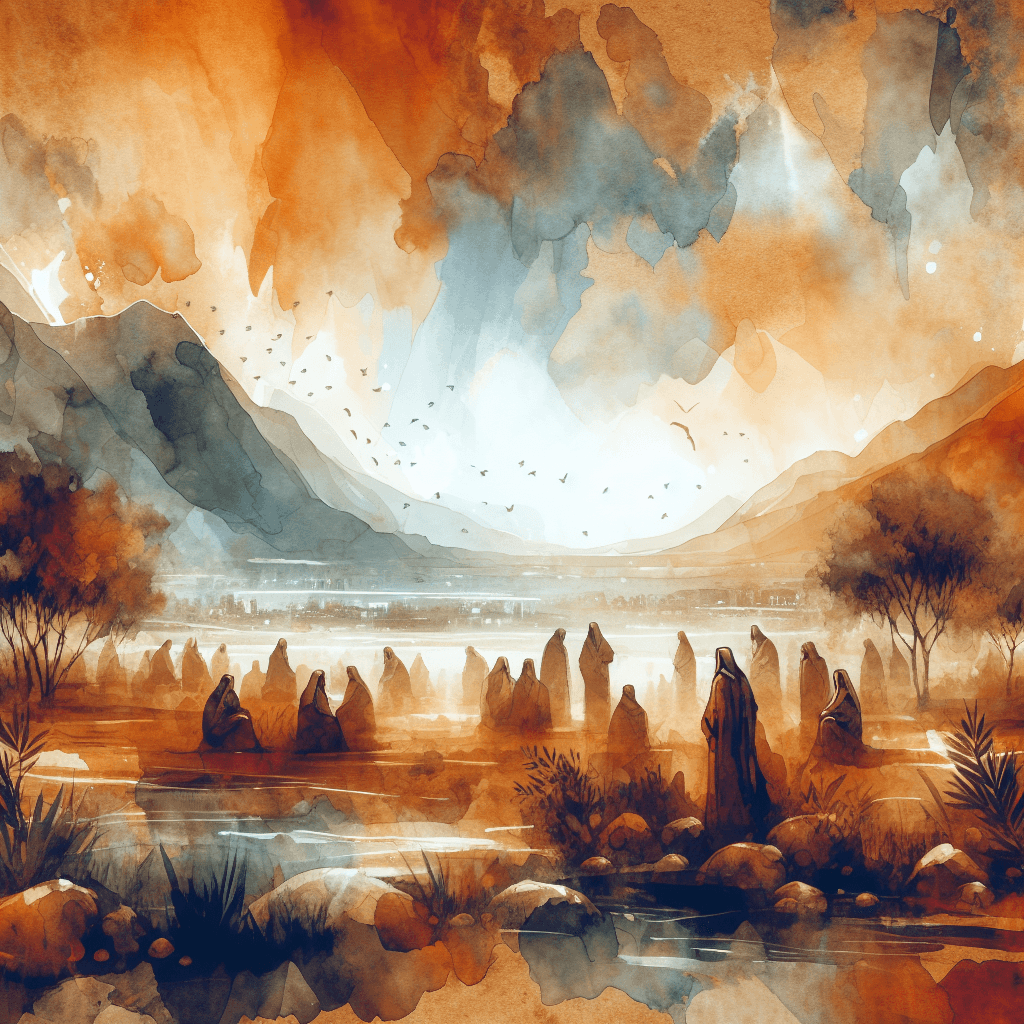 AI-generated illustration for "Biblical Profile: Ahaz" — created by ChurchWiseAI using DALL-E