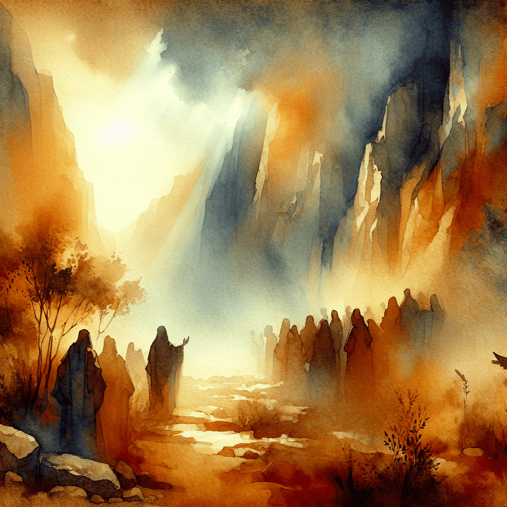 AI-generated illustration for "Lazarus, Come Out: John 11:1-44" — created by ChurchWiseAI using DALL-E