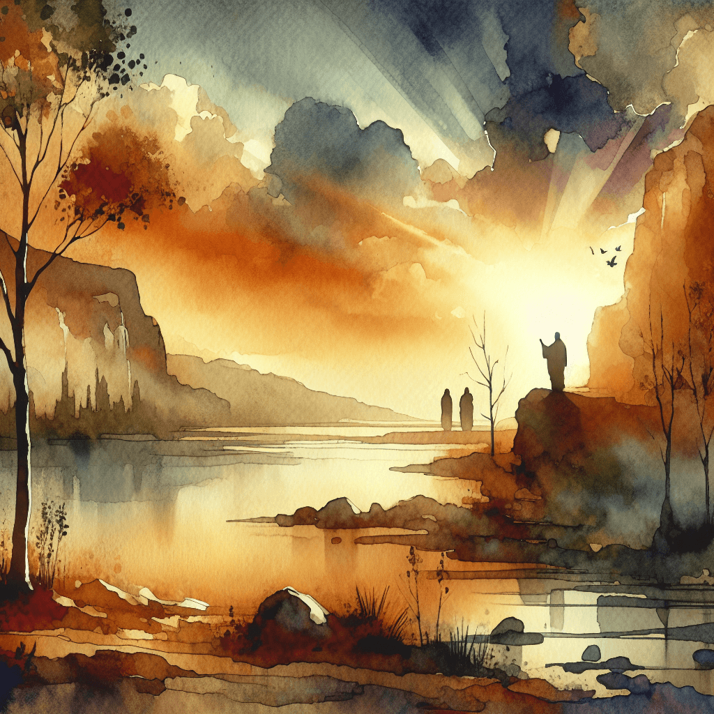 AI-generated illustration for "Prayerful Redemption" — created by ChurchWiseAI using DALL-E