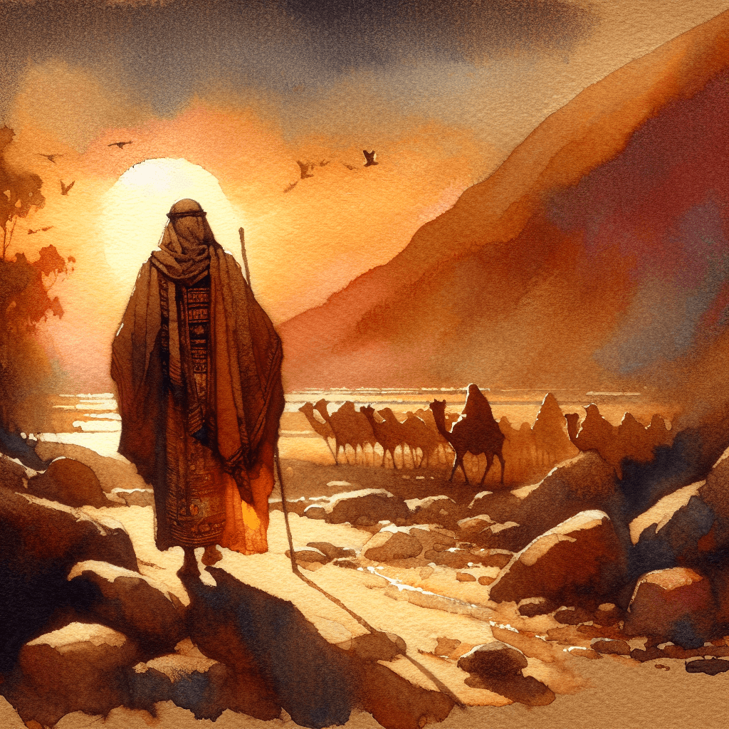 AI-generated illustration for "Biblical Profile: Hagar" — created by ChurchWiseAI using DALL-E