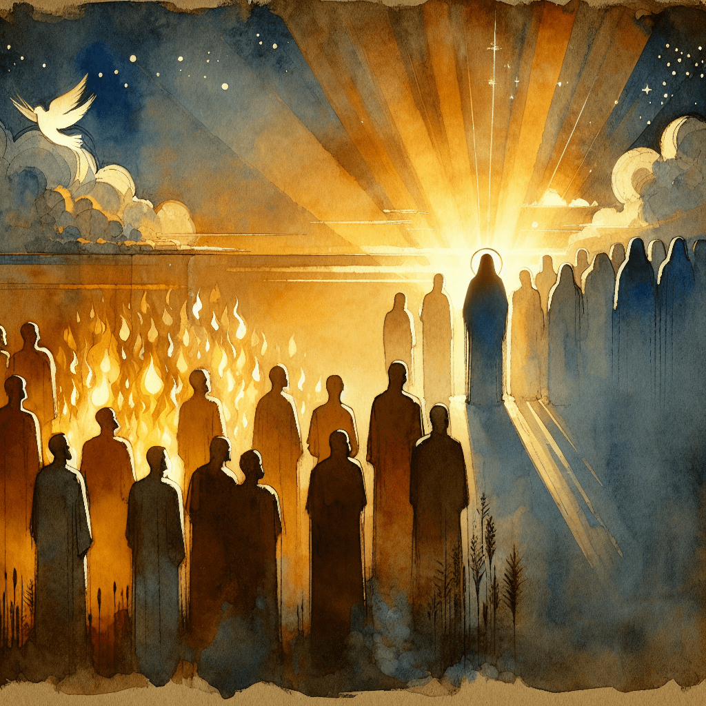 AI-generated illustration for "Atonement: Create in Me a Clean Heart (Psalm 51:10)" — created by ChurchWiseAI using DALL-E