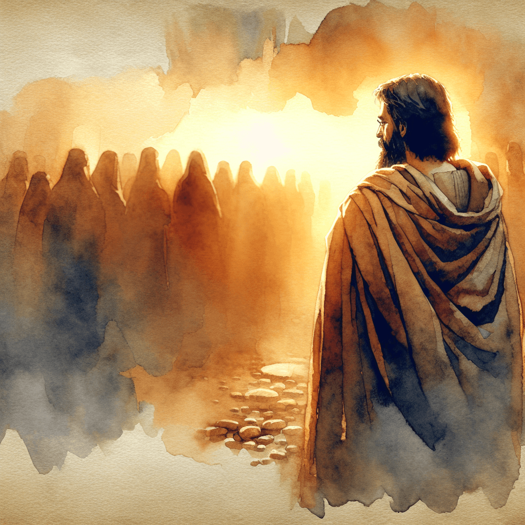 AI-generated illustration for "Biblical Profile: Nicodemus" — created by ChurchWiseAI using DALL-E