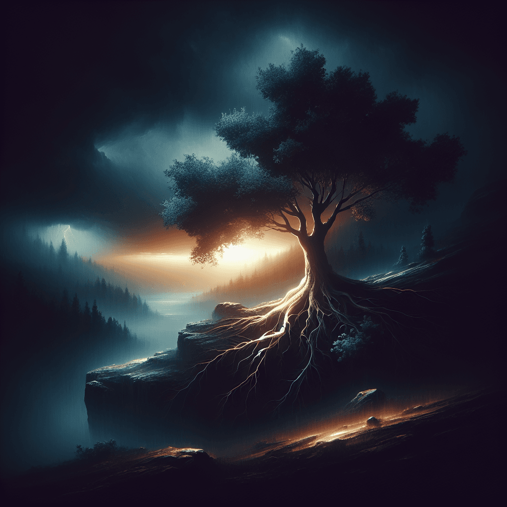 AI-generated illustration for "When Suffering Meets Real Life - Contemporary Example" — created by ChurchWiseAI using DALL-E