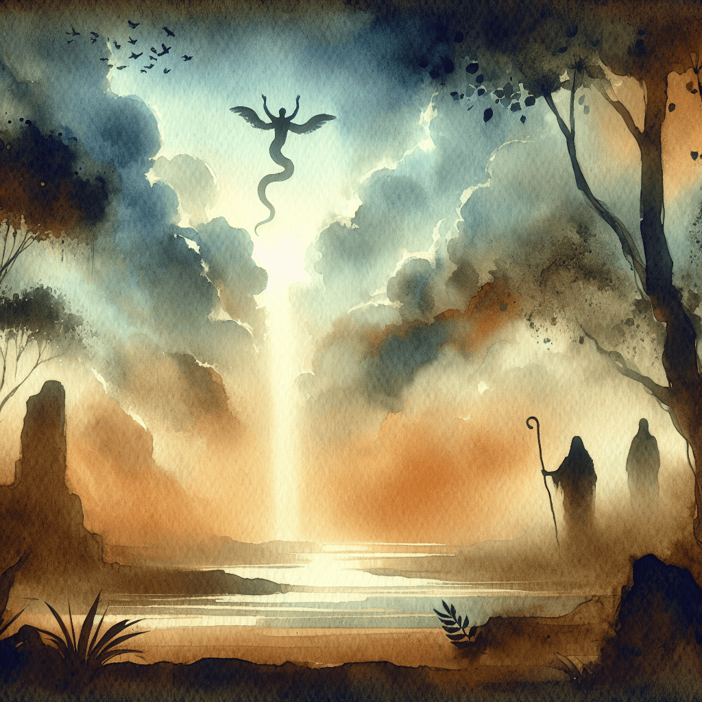 AI-generated illustration for "The Serpent's Question: Genesis 3:1-7" — created by ChurchWiseAI using DALL-E