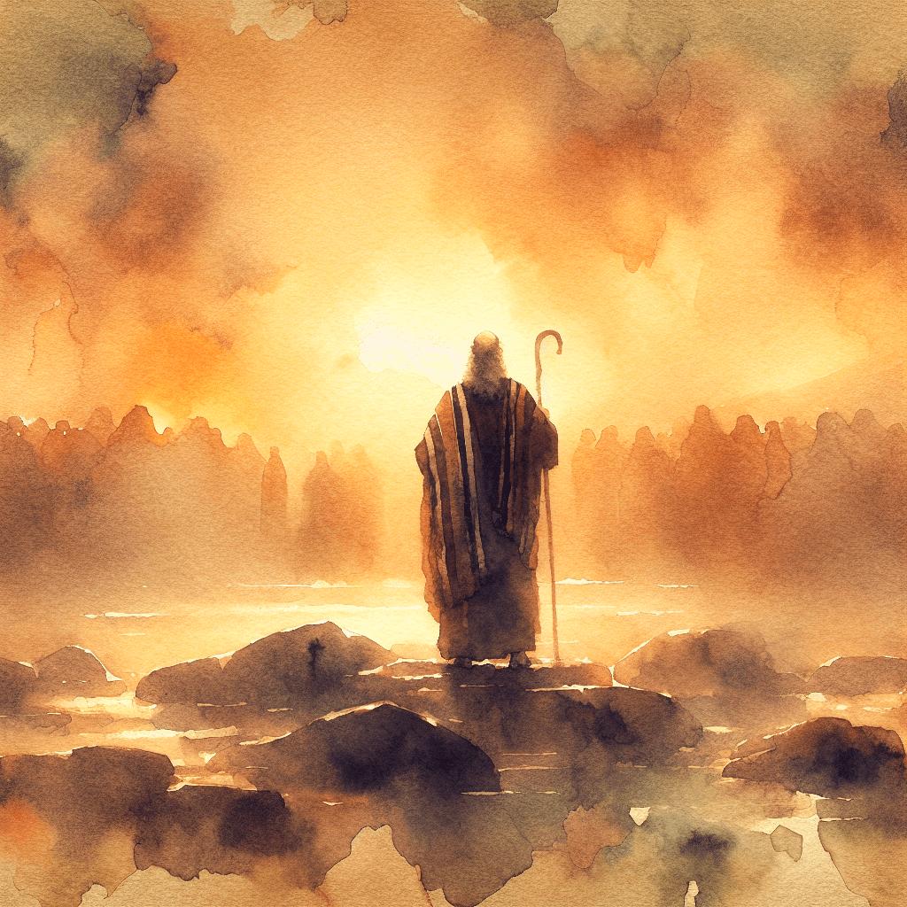 AI-generated illustration for "I AM WHO I AM: Exodus 3:1-15" — created by ChurchWiseAI using DALL-E
