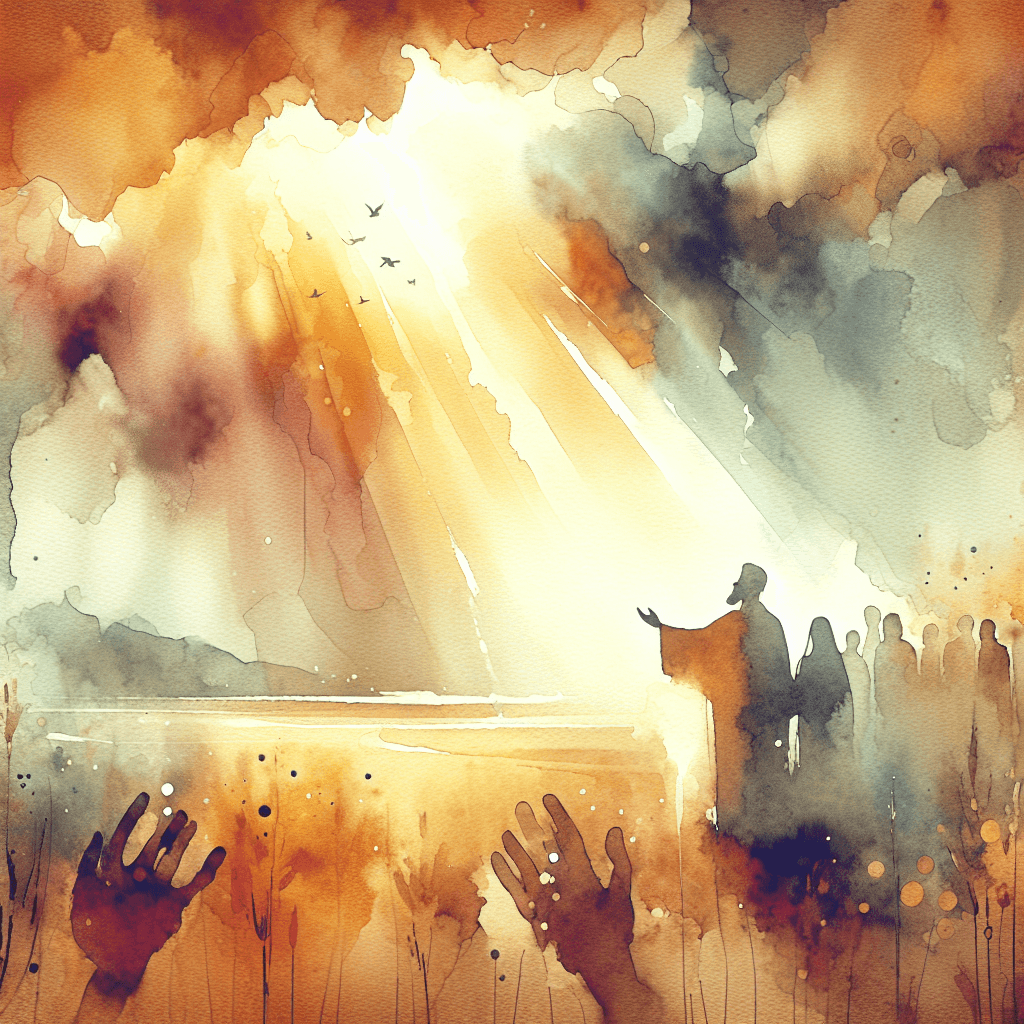 AI-generated illustration for "The Sovereignty of God in Salvation - Story" — created by ChurchWiseAI using DALL-E