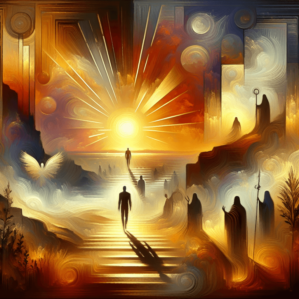 AI-generated illustration for "About Time: Love God, Love Neighbor, Be Present (Matthew 22:37-39)" — created by ChurchWiseAI using DALL-E