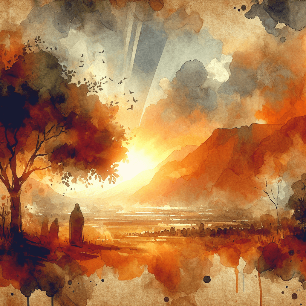 AI-generated illustration for "Evening Prayer: Environmental Justice" — created by ChurchWiseAI using DALL-E