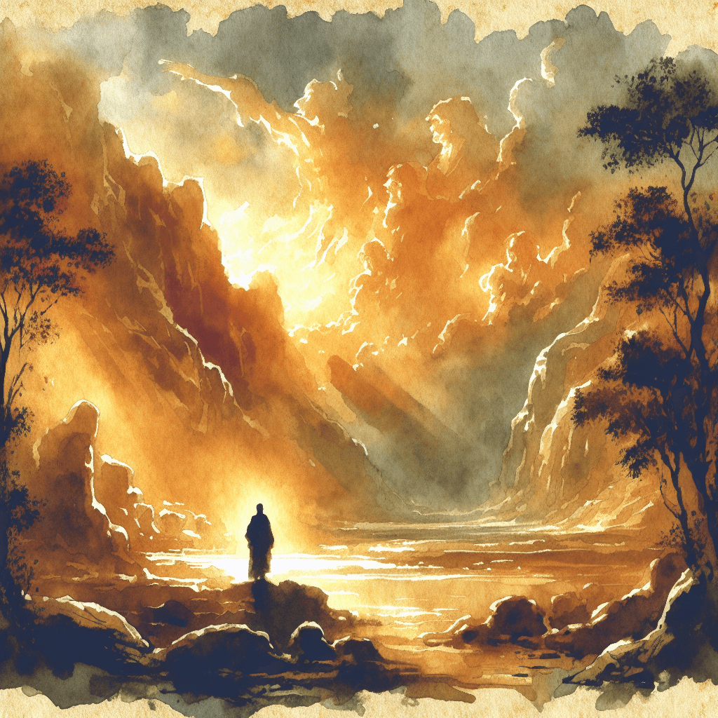 AI-generated illustration for "Biblical Profile: The Son of Man" — created by ChurchWiseAI using DALL-E