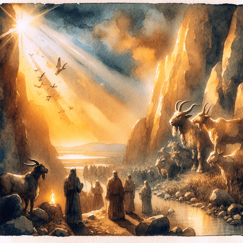 AI-generated illustration for "The Idol at the Mountain: Exodus 32:1-20" — created by ChurchWiseAI using DALL-E