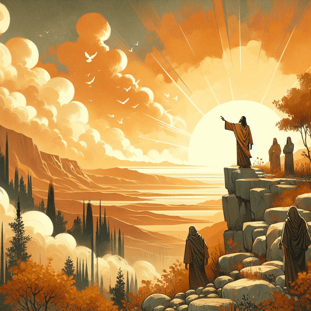 AI-generated illustration for "Cast Away: Testing Produces Steadfastness (James 1:2-4)" — created by ChurchWiseAI using DALL-E