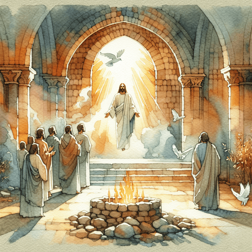 AI-generated illustration for "Chariots of Fire: Building on Ordered Foundation - Anglican (Matthew 7:24-27)" — created by ChurchWiseAI using DALL-E