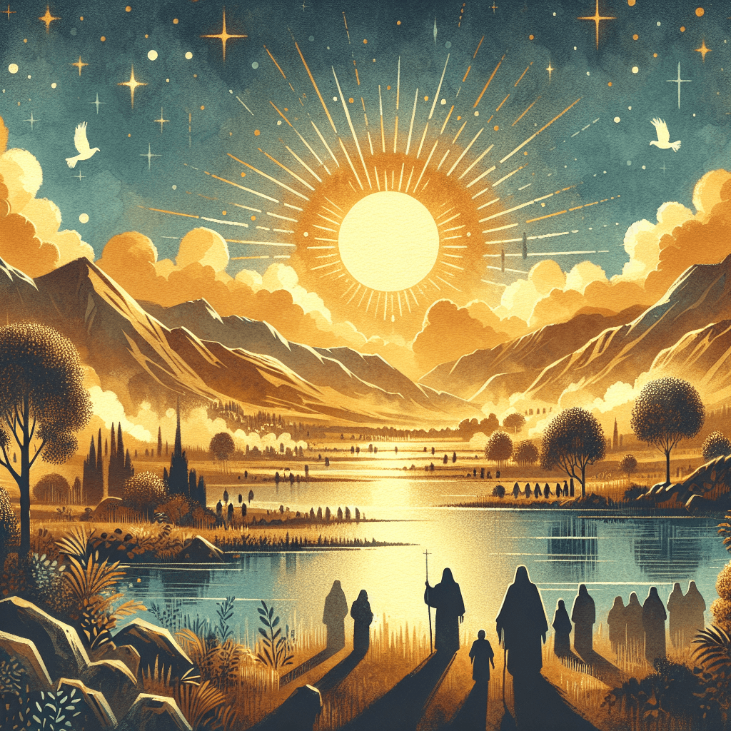 AI-generated illustration for "Chariots of Fire: Providence in Hindsight - Anglican (Romans 8:28)" — created by ChurchWiseAI using DALL-E