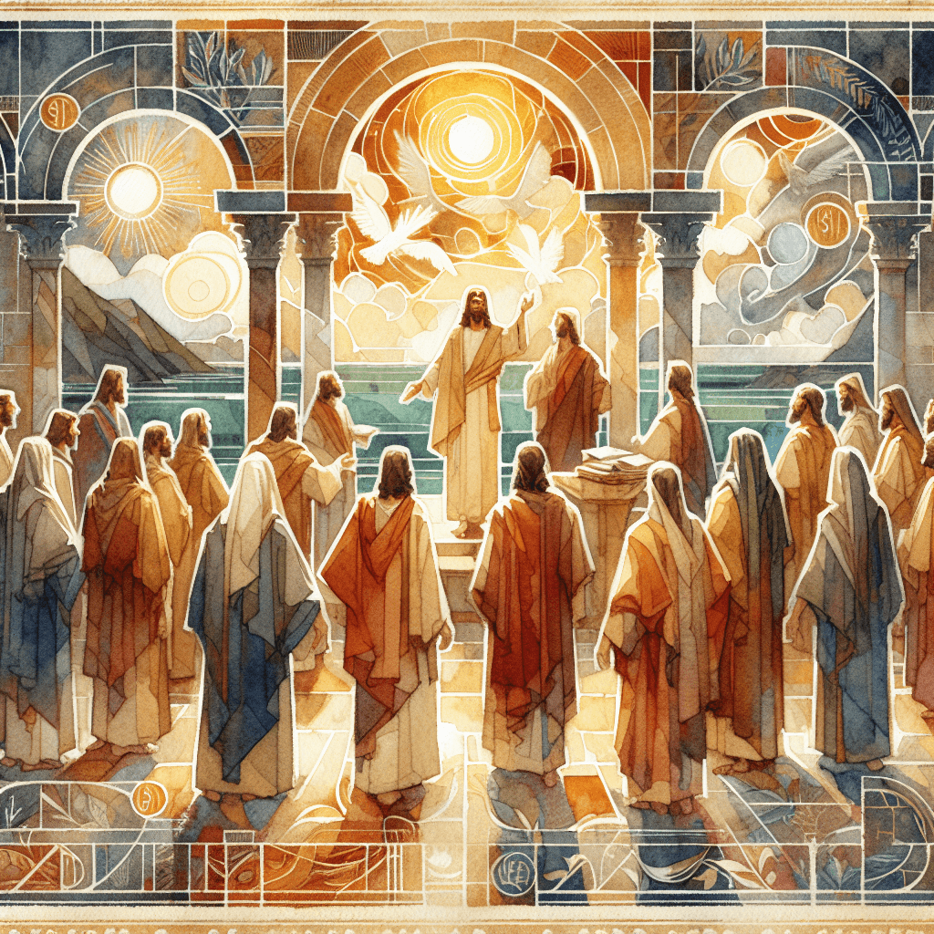 AI-generated illustration for "Chariots of Fire: Seek First the Kingdom (Matthew 6:33)" — created by ChurchWiseAI using DALL-E