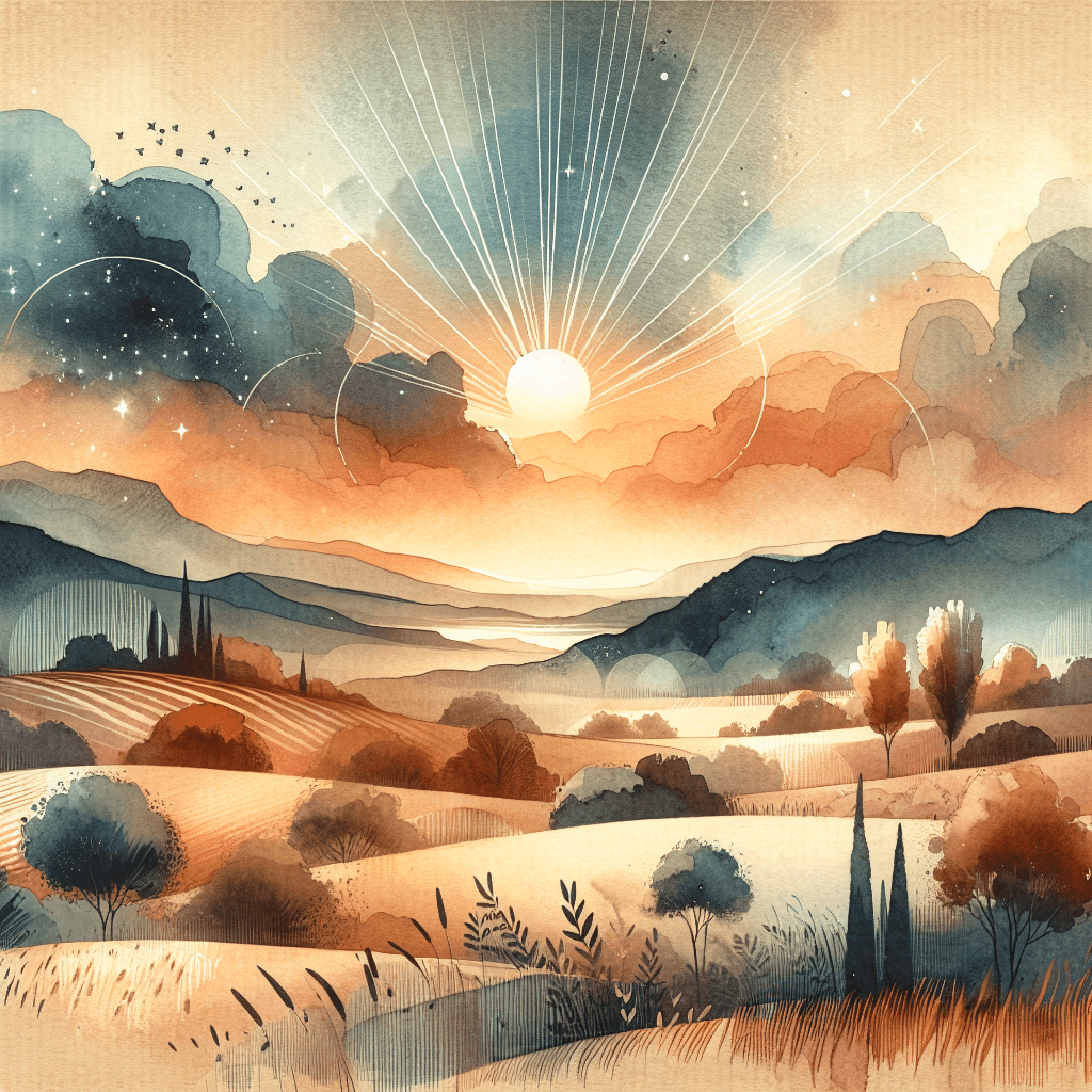 AI-generated illustration for "Contemplating Advent - Story" — created by ChurchWiseAI using DALL-E