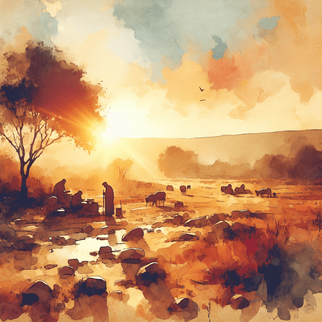 AI-generated illustration for "Contemplating Conversion - Prayer" — created by ChurchWiseAI using DALL-E