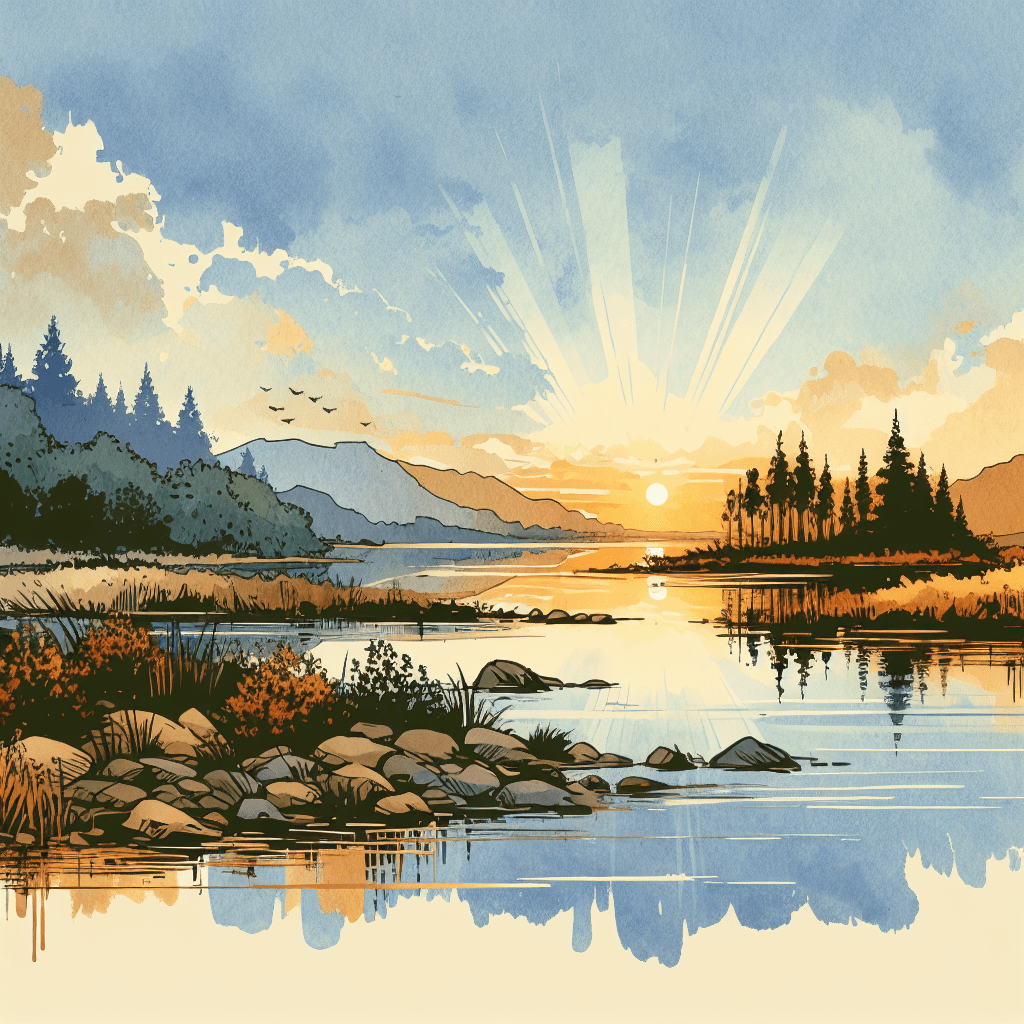 AI-generated illustration for "Contemplating Environmental Stewardship" — created by ChurchWiseAI using DALL-E