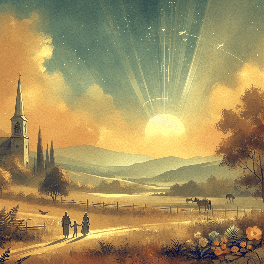 AI-generated illustration for "Contemplating Family - Prayer" — created by ChurchWiseAI using DALL-E