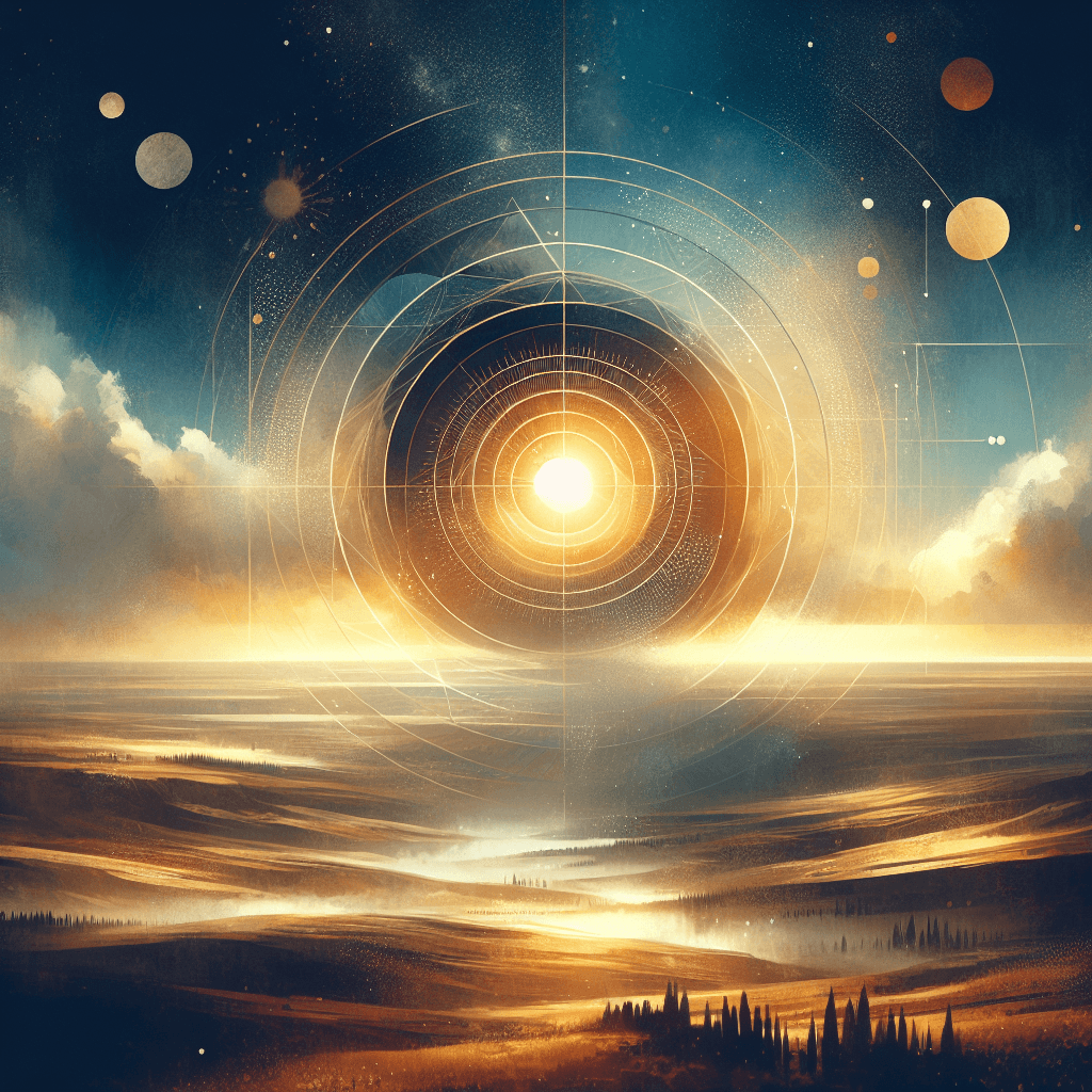 AI-generated illustration for "Contemplating God - Prayer" — created by ChurchWiseAI using DALL-E