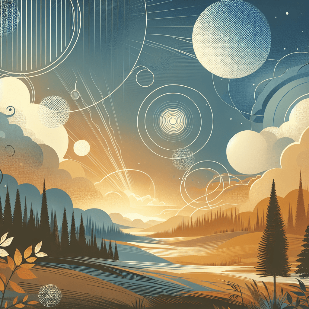 AI-generated illustration for "Contemplating God - Prayer" — created by ChurchWiseAI using DALL-E