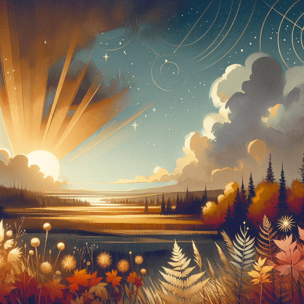 AI-generated illustration for "Contemplating God - Story" — created by ChurchWiseAI using DALL-E