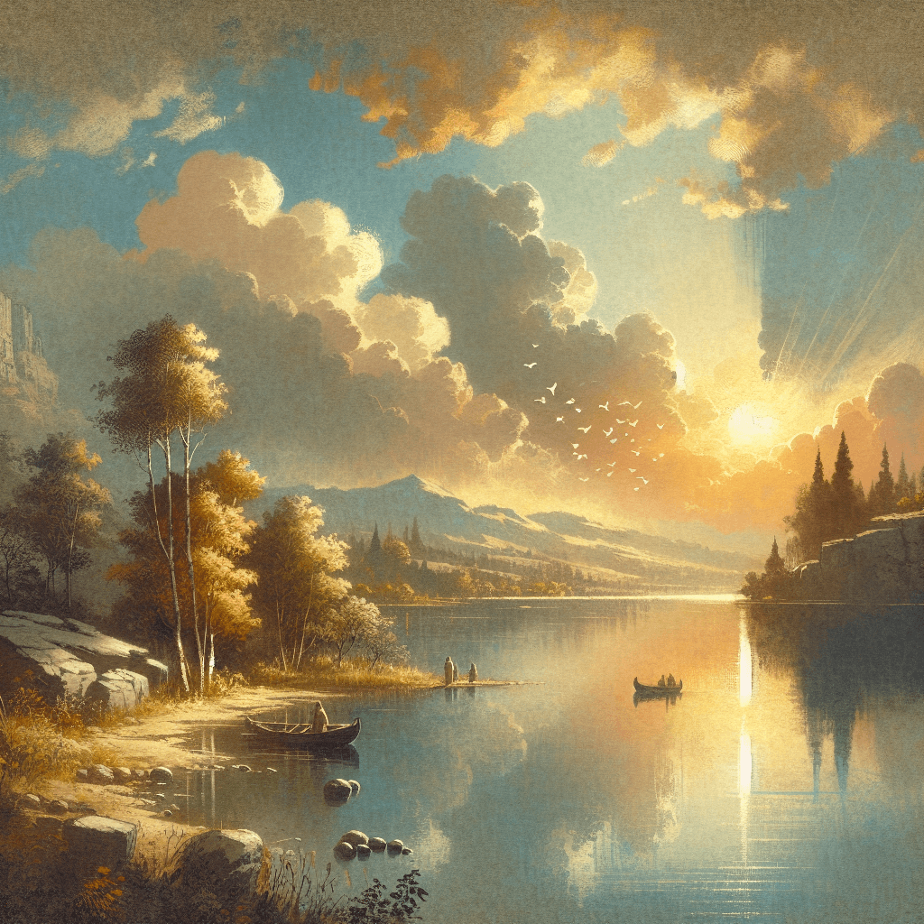 AI-generated illustration for "Contemplating God - Story" — created by ChurchWiseAI using DALL-E