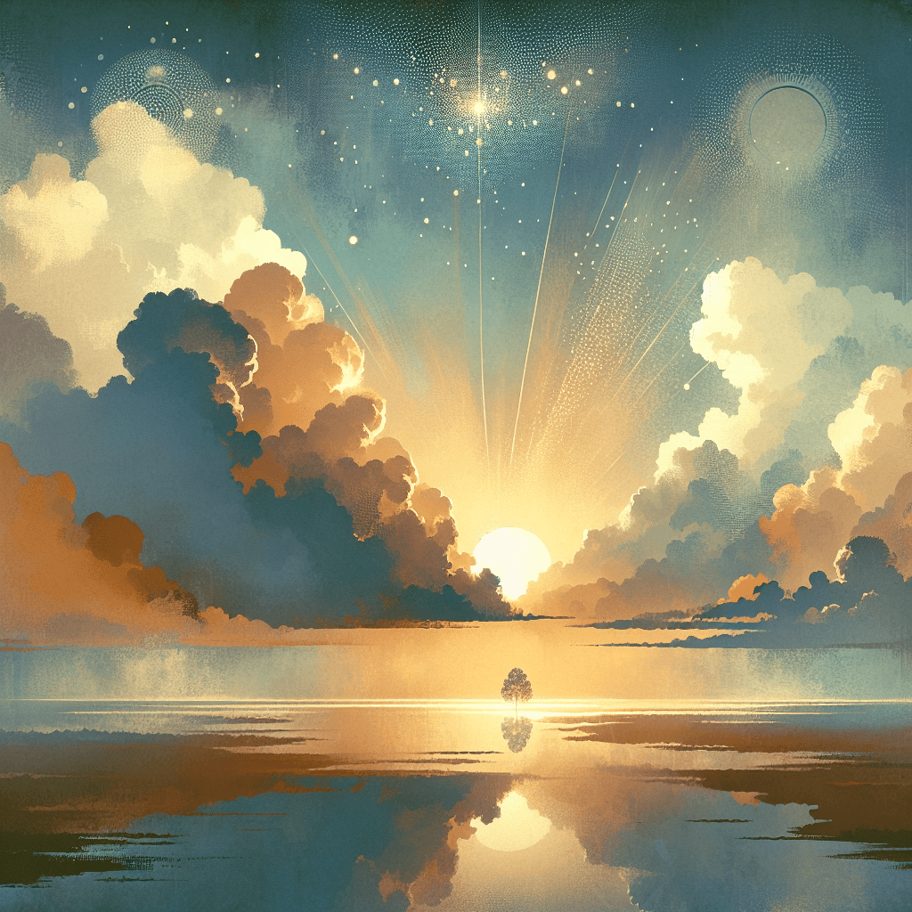 AI-generated illustration for "Contemplating Life - Prayer" — created by ChurchWiseAI using DALL-E