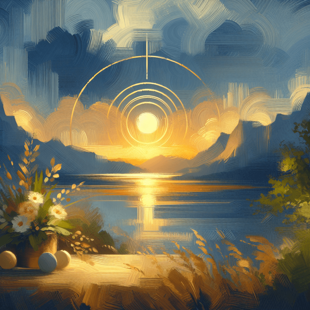 AI-generated illustration for "Contemplating Love - Prayer" — created by ChurchWiseAI using DALL-E