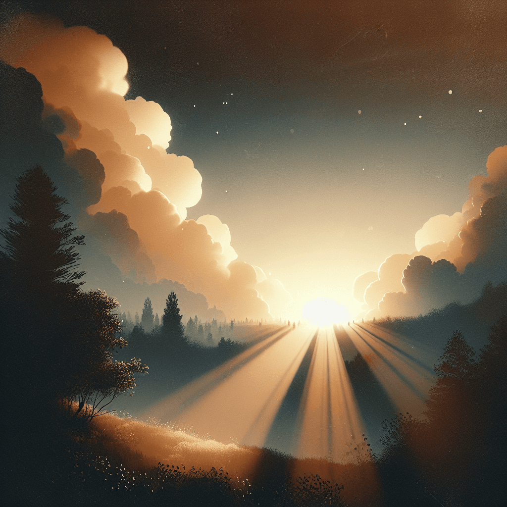 AI-generated illustration for "Contemplating Peace - Prayer" — created by ChurchWiseAI using DALL-E