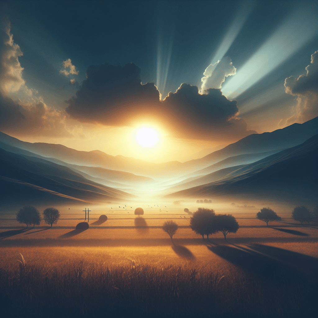 AI-generated illustration for "Contemplating Suffering - Story" — created by ChurchWiseAI using DALL-E