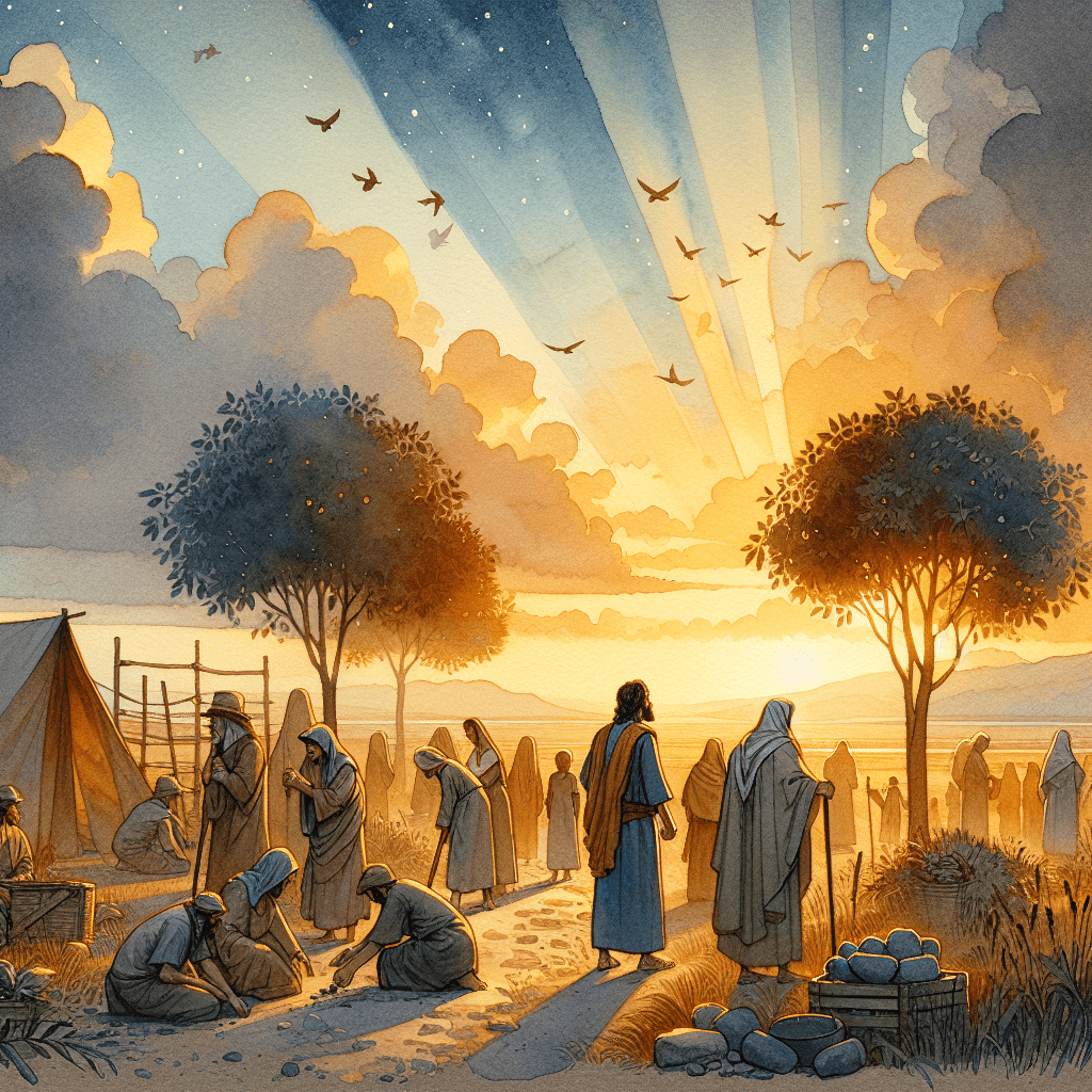 AI-generated illustration for "Cooperating With God's Plans - Wesleyan (Jeremiah 29:11)" — created by ChurchWiseAI using DALL-E