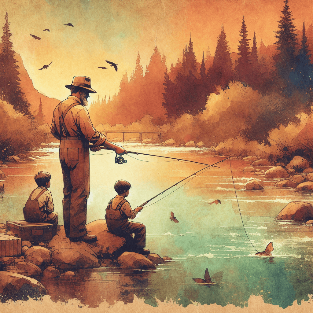 AI-generated illustration for "A River Runs Through It: Still Waters and Soul Restoration (Psalm 23:1-6)" — created by ChurchWiseAI using DALL-E