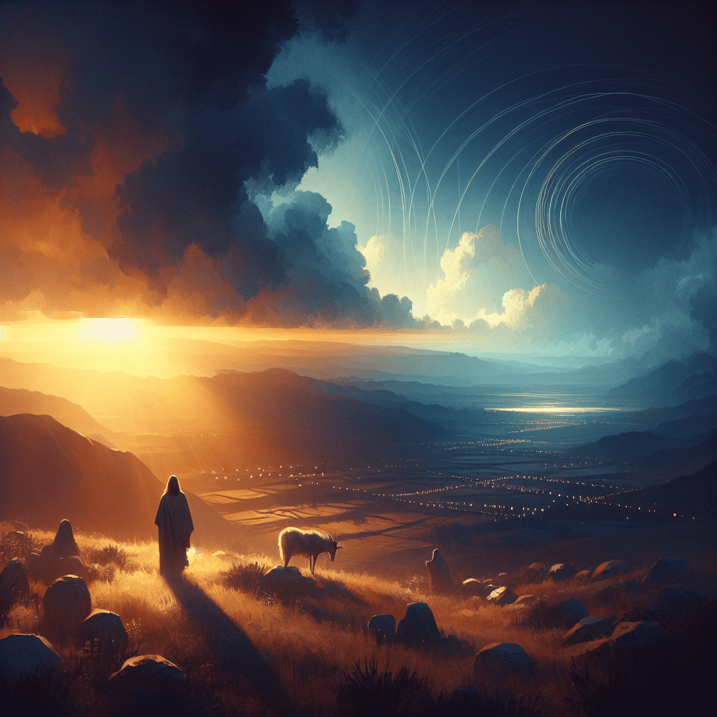 AI-generated illustration for "Daily Grief - Prayer" — created by ChurchWiseAI using DALL-E