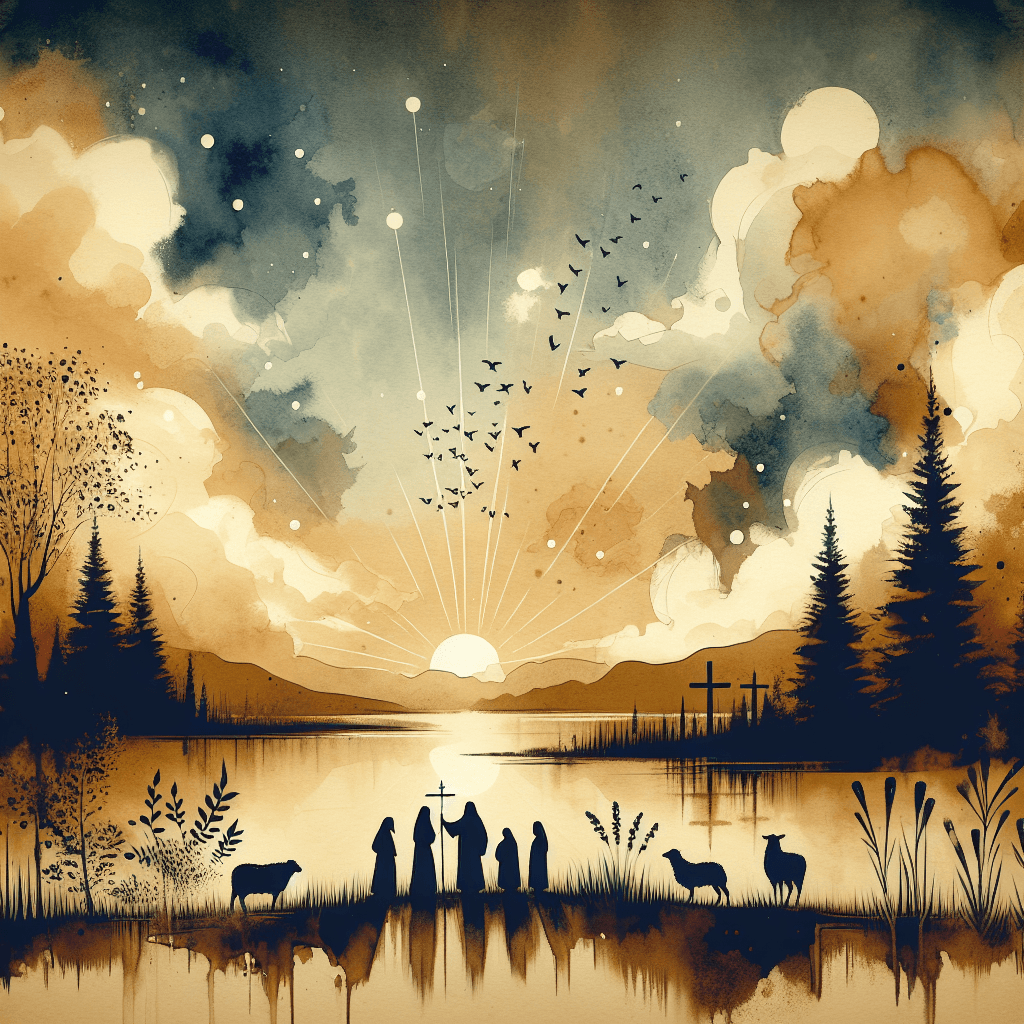 AI-generated illustration for "Daily Nonviolent Resistance" — created by ChurchWiseAI using DALL-E