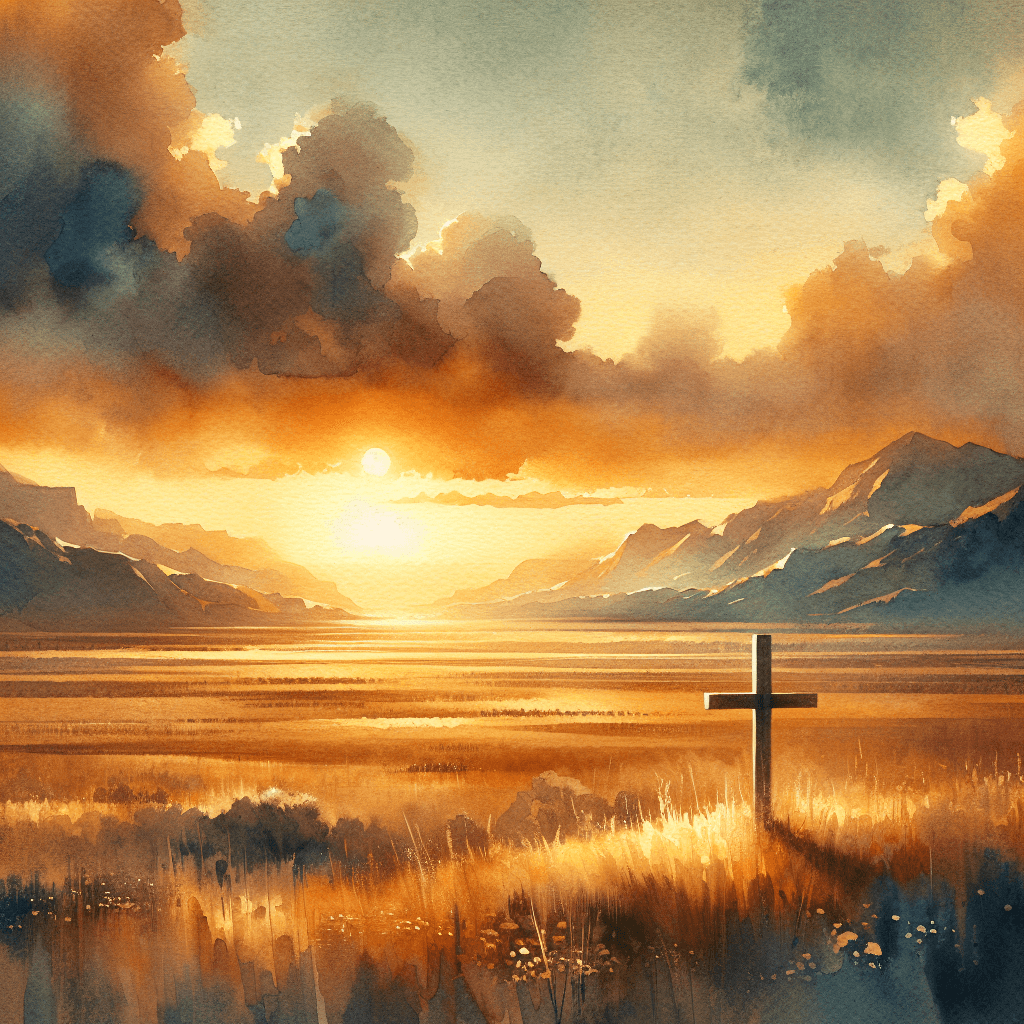 AI-generated illustration for "Daily Resurrection" — created by ChurchWiseAI using DALL-E