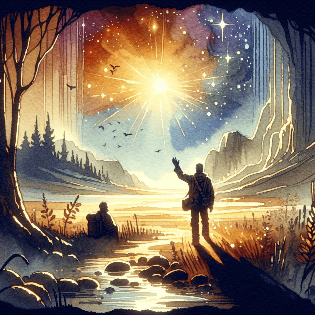 AI-generated illustration for "Up: The Adventure of Ordinary Life (John 10:10)" — created by ChurchWiseAI using DALL-E