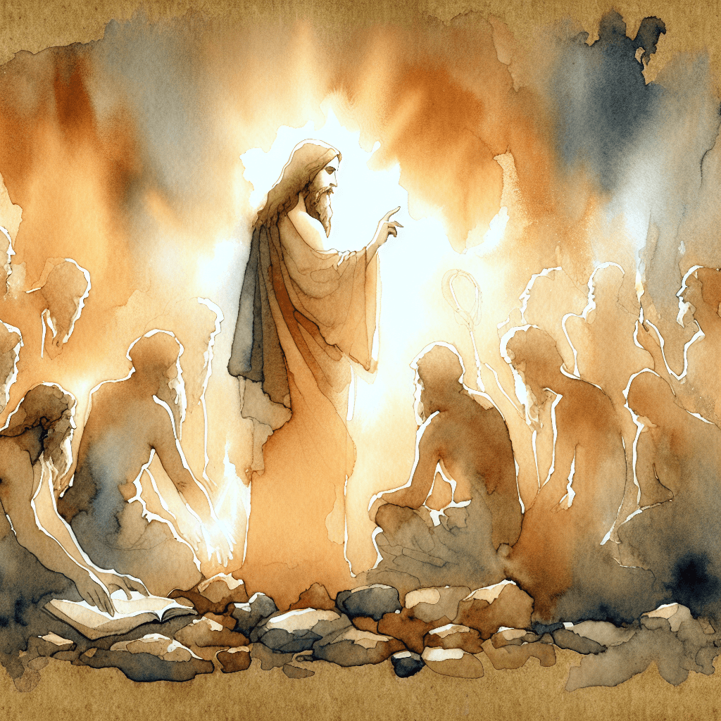 AI-generated illustration for "Bone of My Bones: Genesis 2:18-25" — created by ChurchWiseAI using DALL-E