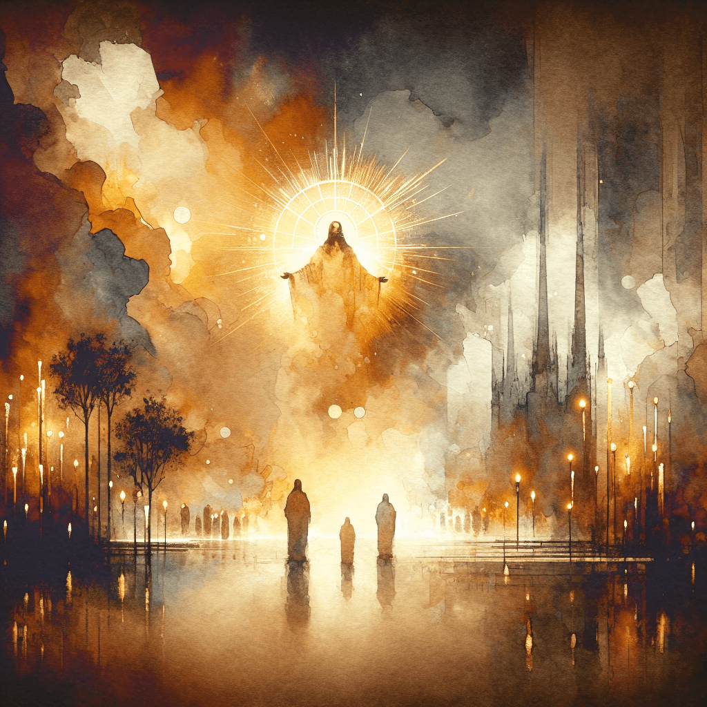 AI-generated illustration for "Priest and King Forever: Psalm 110" — created by ChurchWiseAI using DALL-E