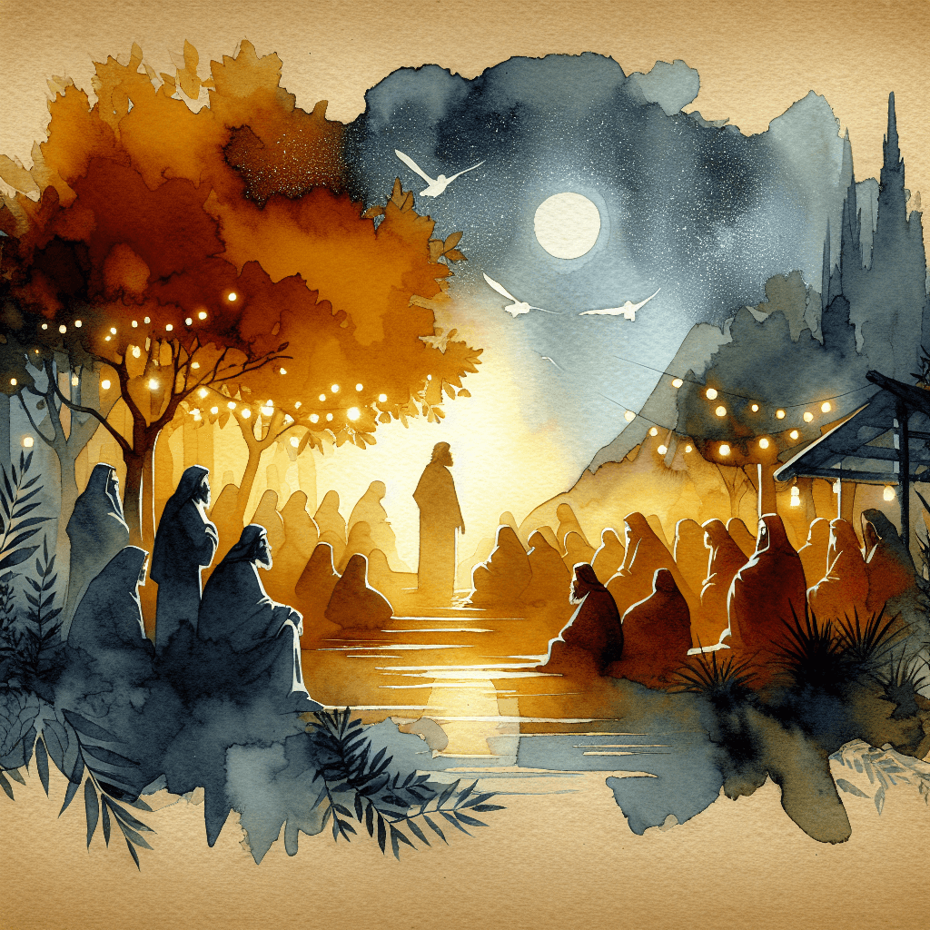 AI-generated illustration for "Legion: Mark 5:1-20" — created by ChurchWiseAI using DALL-E