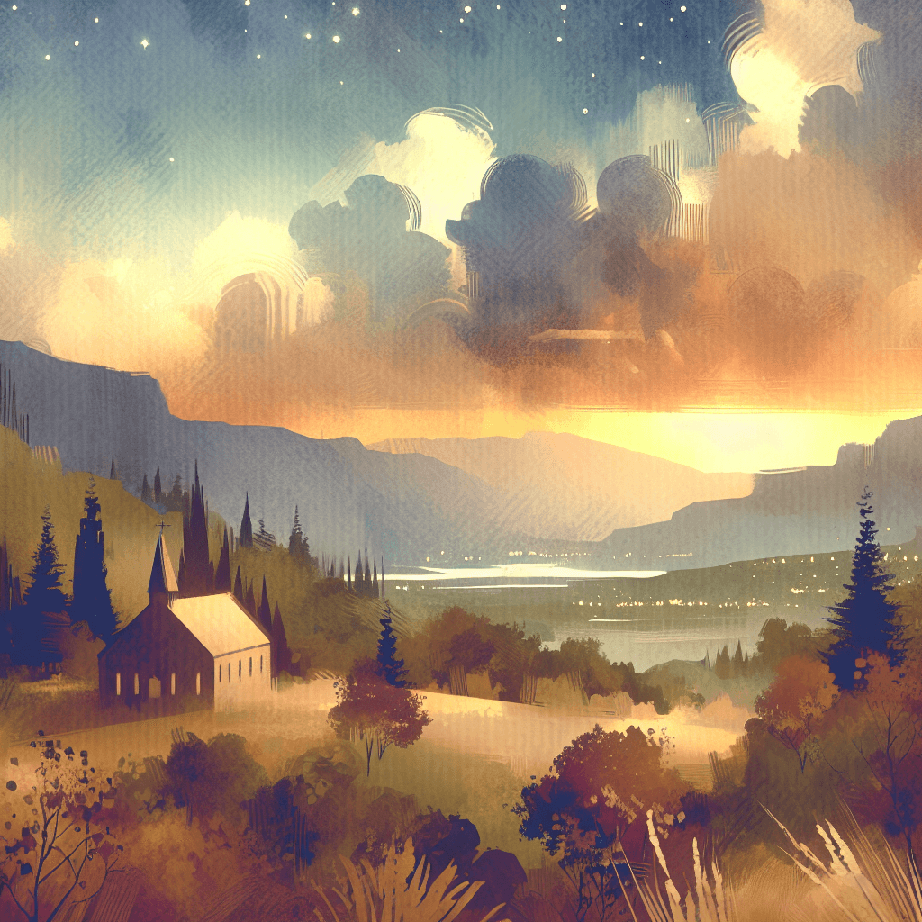 AI-generated illustration for "Devotional: Easter" — created by ChurchWiseAI using DALL-E